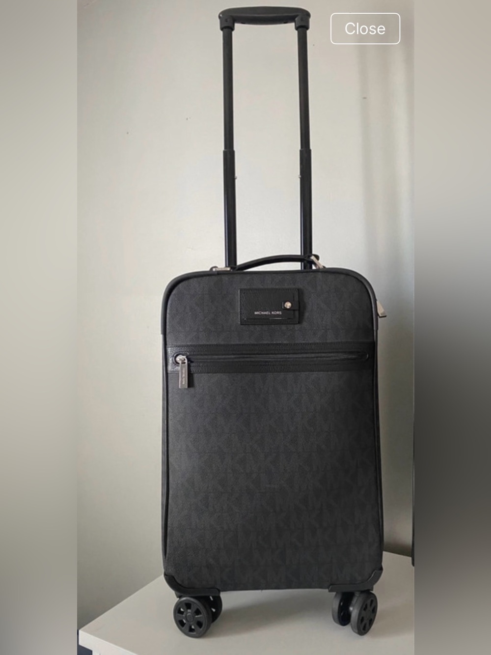 Michael Kors Black Rolling Carry-On Bag